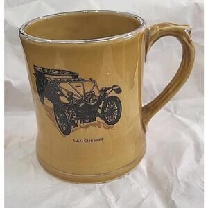 Vintage Lanchester Car Beer Mug: Wade Moko Ceramic Tankard